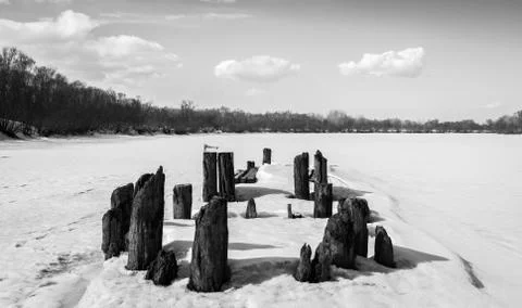 Bridge support Stock Photos