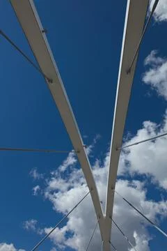 Bridge supports. Stock Photos