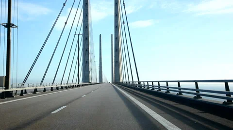 The Bridge from Sweden to Denmark Stockbeeldmateriaal 32512191