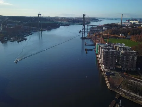 Bridge in Sweden Stock Footage 82127725