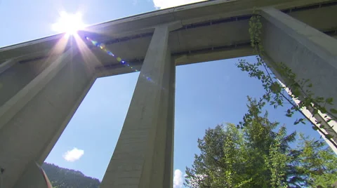 Bridge in Switzerland Stock Footage 56902918