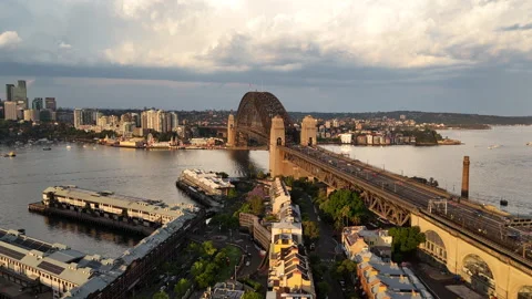Bridge  Sydney Harbour- Stock Footage 344063411