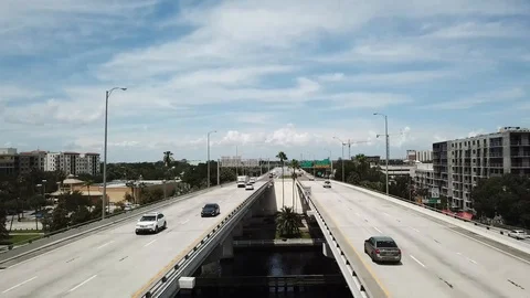 Bridge - Tampa Bay Stock Footage