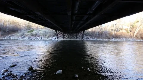 The bridge through the Colorado River Video stock 83319476