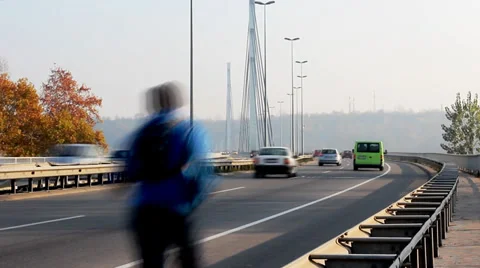 Bridge. Time Lapse Video Video stock 38282923