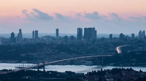 Bridge Timelapse Bosphorus Stock Footage 67487495
