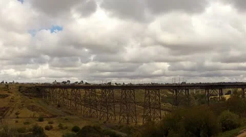 The bridge timelapse.mp4 Stock Footage 10812163