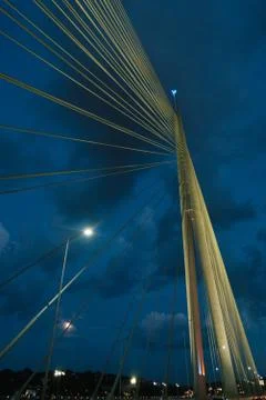 Bridge tower Stock Photos