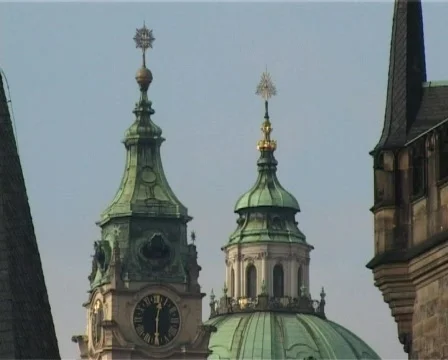 Bridge towers Stock Footage 318766