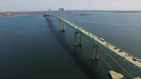 Bridge with traffic 1 Stock Footage 50795288