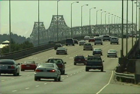 Bridge traffic 2 Stock Footage 122776
