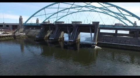 Bridge with traffic Stock Footage 50795661