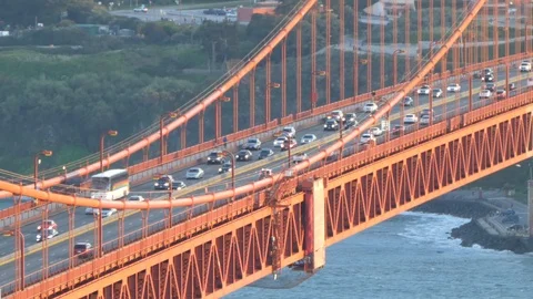 Bridge by the traffic Video stock 88252576