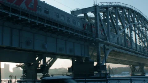 Bridge. Train Stock Footage 101974119