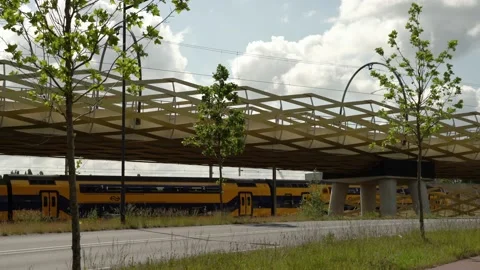 Bridge train Stock Footage 142581792