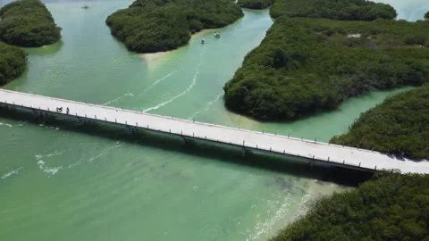 Bridge in Tulum Stock Footage 331660745