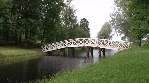 Bridge under beautiful water Stock Footage 908489