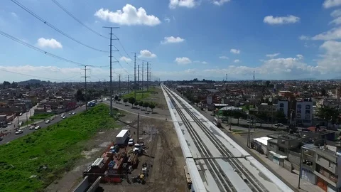 Bridge under construction Stock Footage 93101854