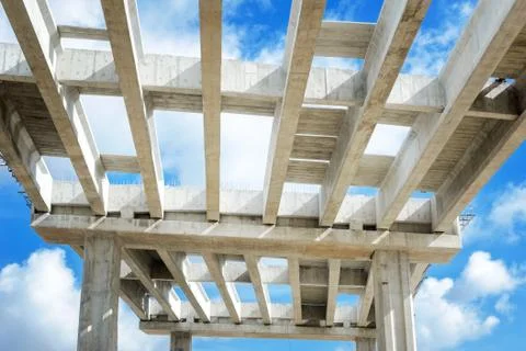 Bridge under construction Foto stock