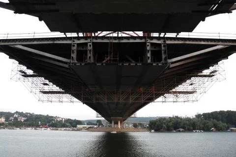 Bridge under construction Stock Photos