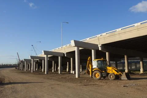 A bridge under construction Stock Photos