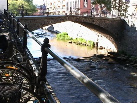 Bridge Uppsala 1 Stock Footage 489883