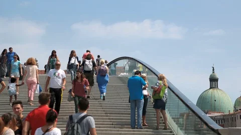 Bridge in Venice Stock Footage 87295118