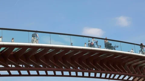 Bridge in Venice Stock Footage 87295319
