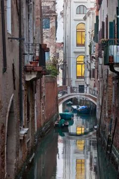 Bridge in venice Stock Photos