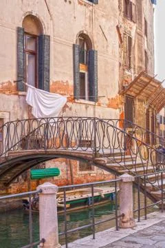 Bridge in venice Stock Photos