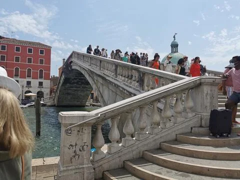 Bridge in venice Stock Photos