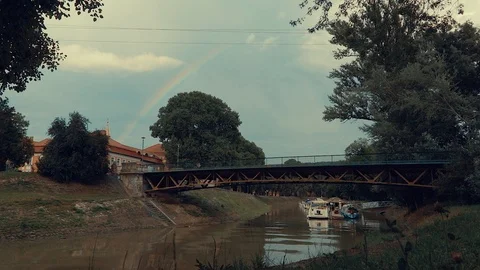 Bridge view Stock Footage 91190164