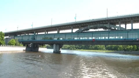 Bridge. View From A Moving Ship 2 Stock-Footage 5505641