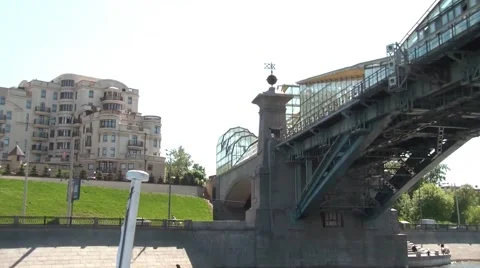 Bridge. View From A Moving Ship 5 Stock Footage 5505645