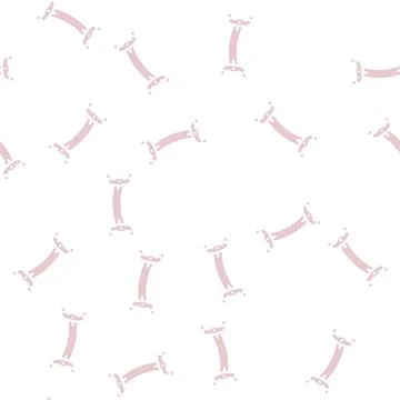 Bridge of violin glyph vector seamless pattern Stock Illustration