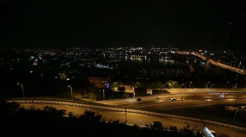 The bridge in Vladivostok Stock Footage 61525388