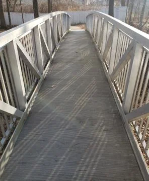 Bridge walk Stockfoto's