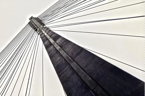 The bridge in Warsaw Stock Photos