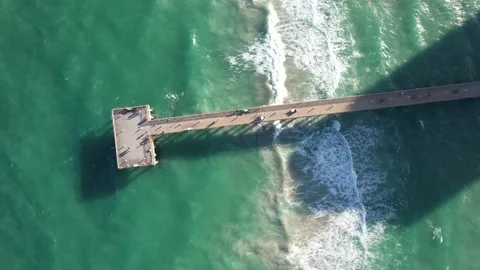 Bridge on Water Miami Drone  库存影片 198079481