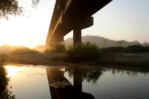 Bridge Water Stock Photos