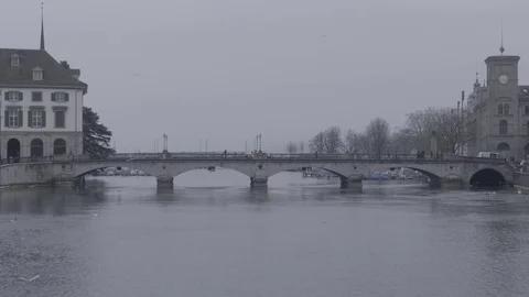 Bridge, Zurich Stock Footage 74168179