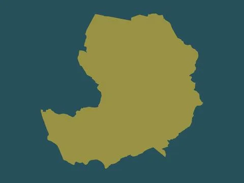 Bridgend, Wales - Great Britain. Solid color shape Stock Illustration