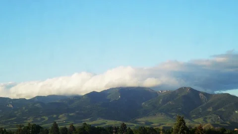 Bridger Mountains Time Lapse Vídeos de archivo 79729089