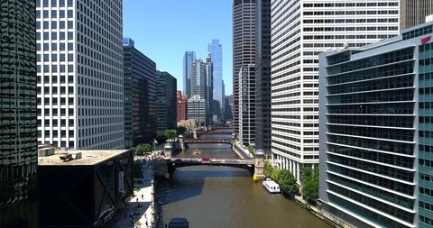 Bridges on Chicago River Vidéo 98880136