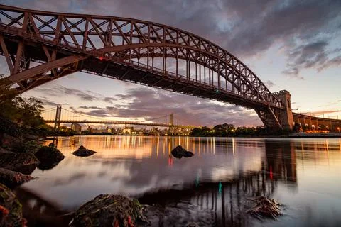 Bridges Cityscape Stock Photos