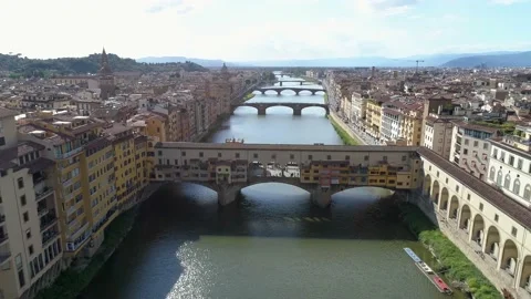 Bridges in Florence Stock Footage 147392284