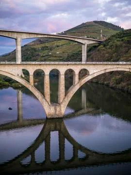 Bridges over Douro River Stock Photos