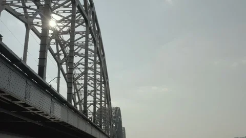 Bridges over the River Stock Footage 127767842
