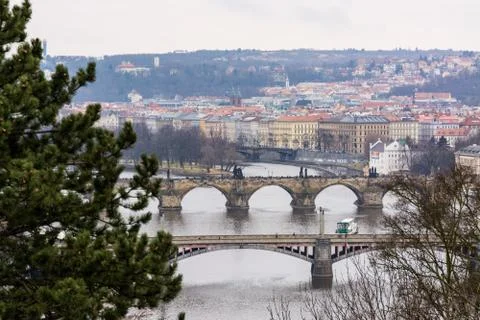 Bridges of Prague Fotos de archivo