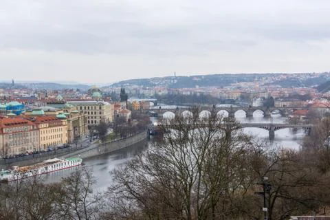 Bridges of Prague Stock Photos